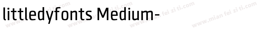 littledyfonts Medium字体转换